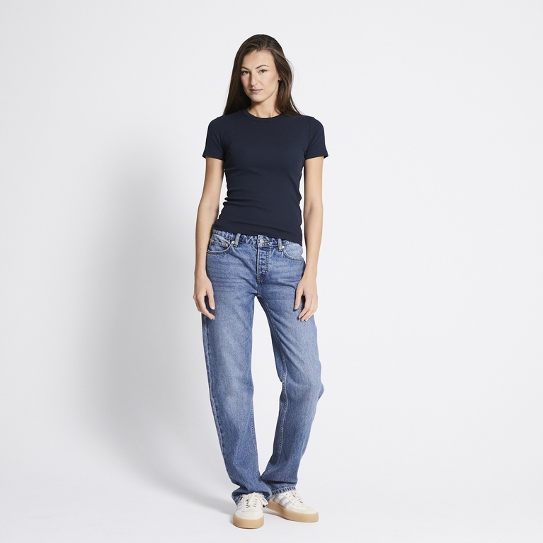 Geripptes Top "Alvia Rib Top" Geripptes Top "Alvia Rib Top"